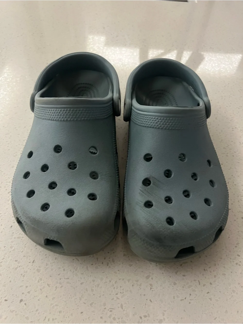 CROCS Men's Slate Blue Classic Slip-On Clog